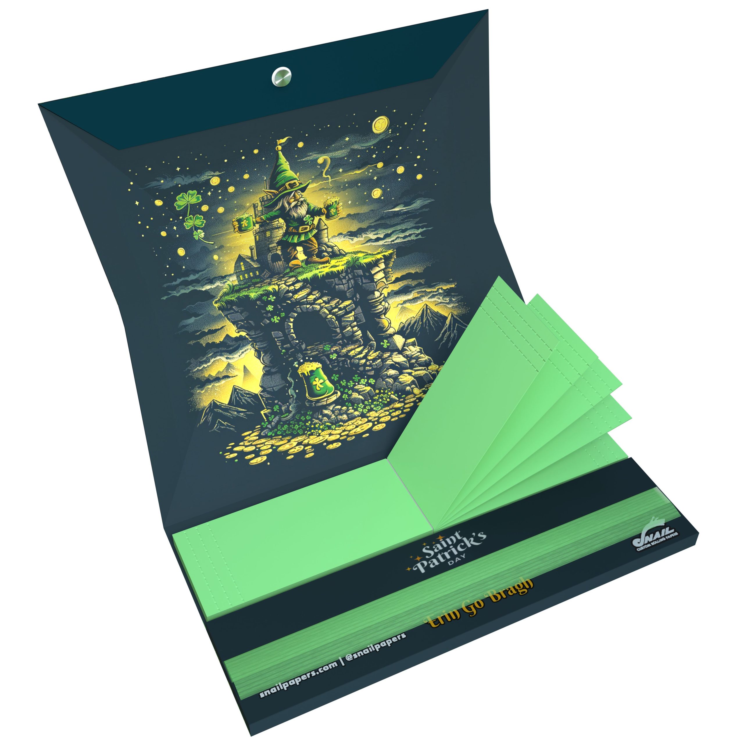 SNAIL KSS ROLLING TRAY + TIPS ST. PATRICK’S DAY