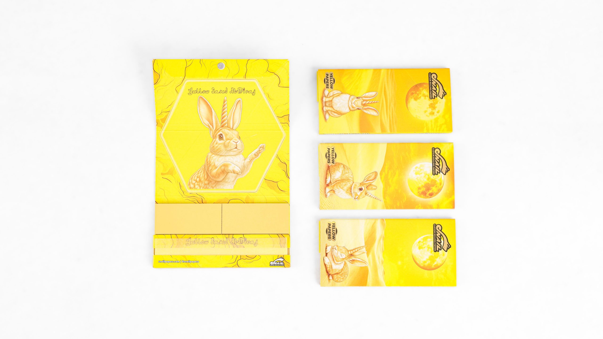 SNAIL KSS ROLLING TRAY + TIPS YELLOW SAND AL’MI-RAJ