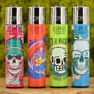 Clipper vžigalnik Vacay Skulls