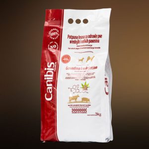 Canibis Pasja Hrana Za Velike Pasme Govedina in Svinjina 3 KG